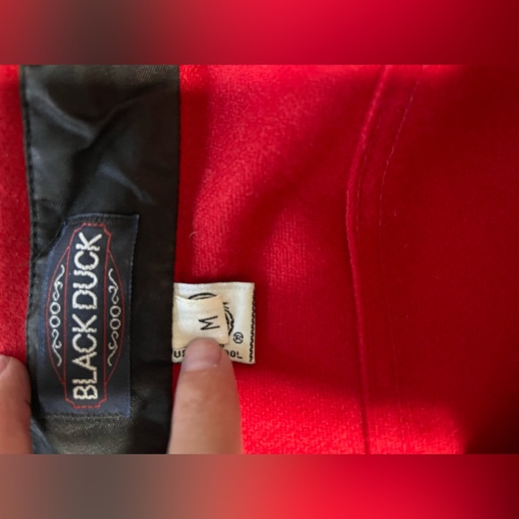 Vintage black duck button up shirt size medium - Picture 8 of 8